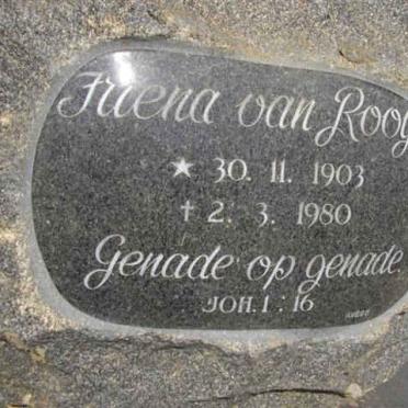 ROOY Friena, van 1903-1980