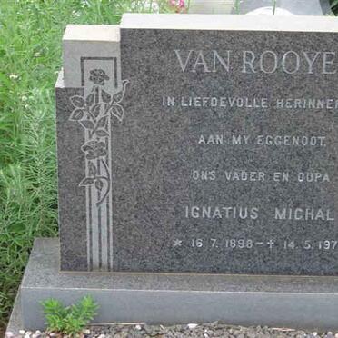 ROOYEN Ignatius Michal, van 1898-1973