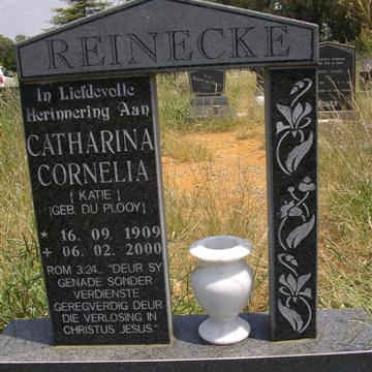 REINECKE Catharina Cornelia nee DU PLOOY 1909-2000