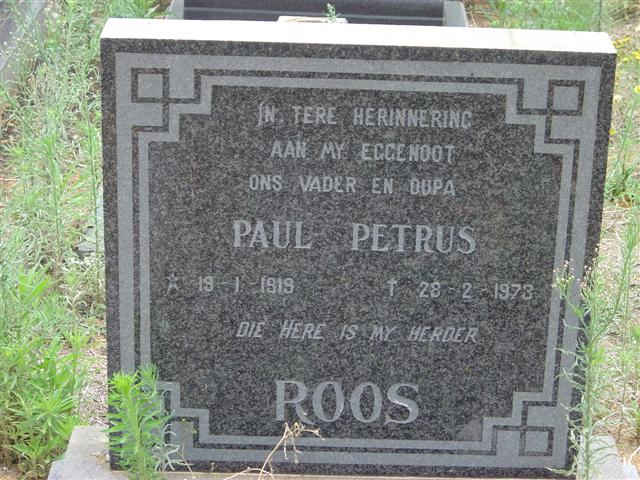 ROOS Paul Petrus 1919-1973