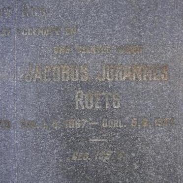 ROETS Jacobus Johannes 1867-1947