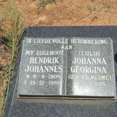 REYNEKE Hendrik Johannes 1908-1988 &amp; Johanna Georgina VAN DER MERWE 1915- 