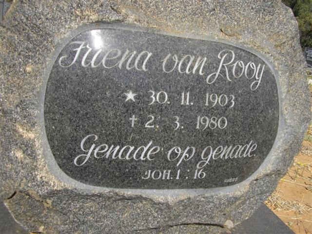 ROOY Friena, van 1903-1980