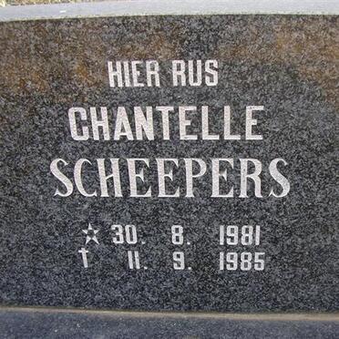 SCHEEPERS Chantelle 1981-1985