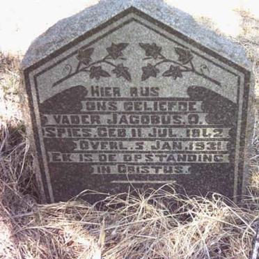 SPIES Jacobus O. 1862-1931