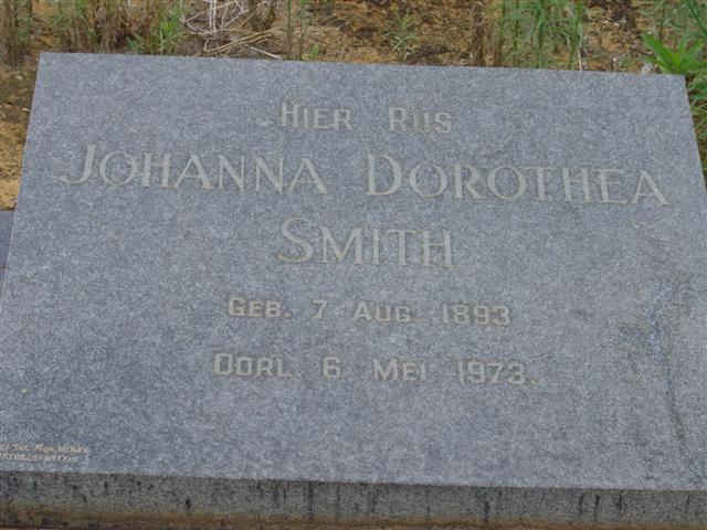 SMITH Johanna Dorothea 1893-1973