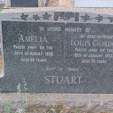 STUART Louis Gordon -1955 &amp; Amelia -1959
