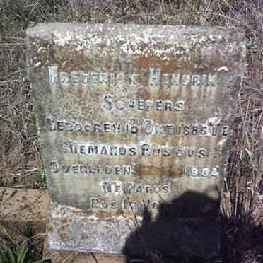 SCHEPERS Frederick Hendrik 1886-1934