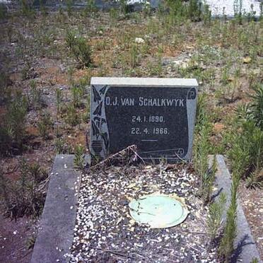SCHALKWYK D.J., van 1890-1966