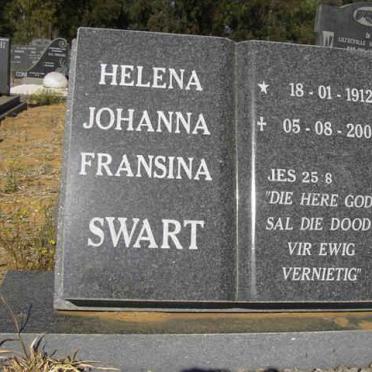 SWART Helena Johanna Fransina 1912-2001