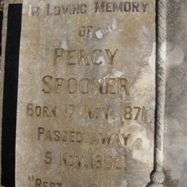 SPOONER Percy 1871-1952