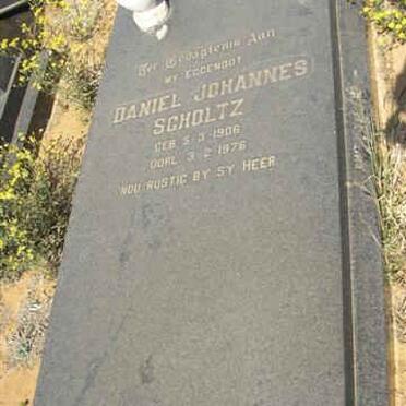 SCHOLTZ Daniel Johannes 1906-1976