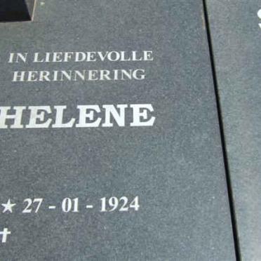 SCHULTZ Helene 1924-