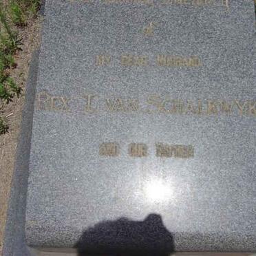 SCHALKWYK Rex T., van -1969