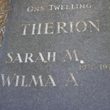 THERON Sarah M. 1972-1972 :: THERON Wilma A. 1972-1972