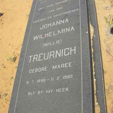 TREURNICH Johanna Wilhelmina nee MAREE 1898-1982