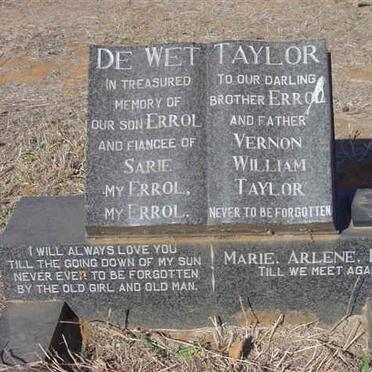 TAYLOR Vernon William :: DE WET Errol