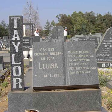 TAYLOR Louisa -1977