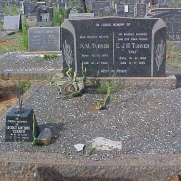 TURNER E.J.H. 1880-1955 &amp; A.M. 1880-1982