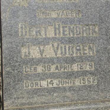 VUUREN Gert Hendrik, J.v. 1879-1962