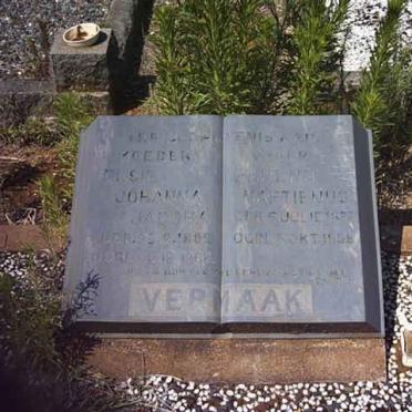 VERMAAK ? Martienus &amp; Johanna Jacoba