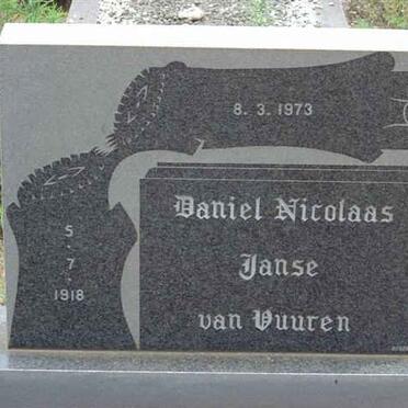 VUUREN Daniel Nicolaas, Janse van 1918-1973