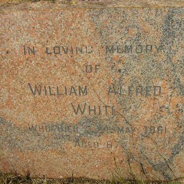 WHITE William Alfred -1961