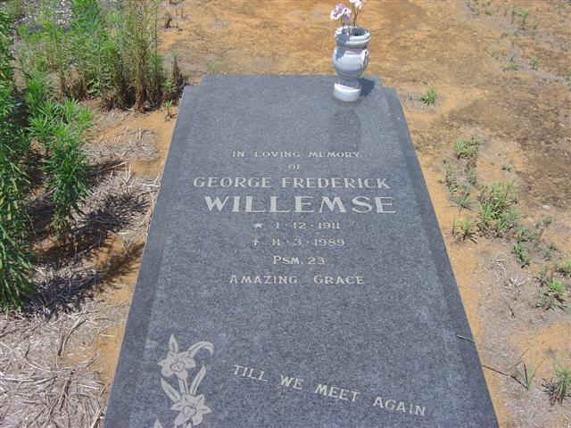 WILLEMSE George Frederick 1911-1989