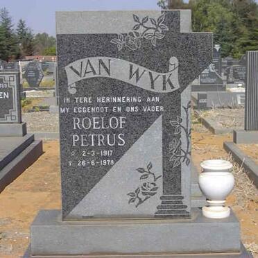 WYK Roelof Petrus, van 1917-1978