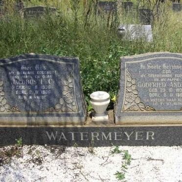 WATERMEYER Godfried Andreas 1932-1965 :: WATERMEYER Jacobus F.C. 1936-1986