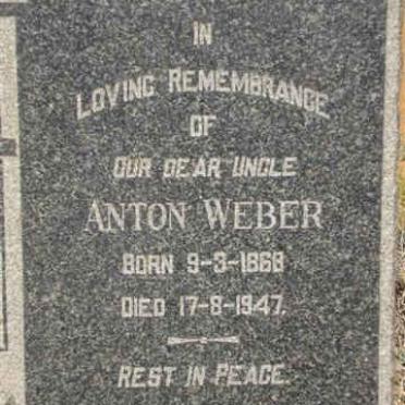 WEBER Anton 1868-1947