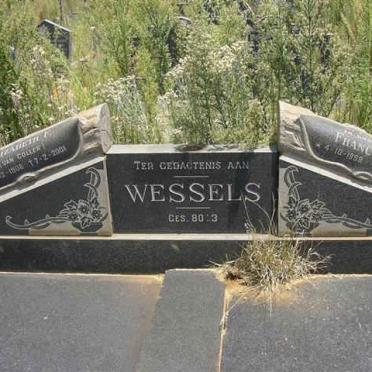 WESSELS Elizabeth F. nee VAN COLLER 1906-2001 :: WESSELS Francois J. 1959-1970