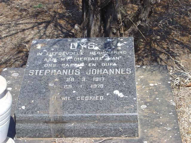 UYS Stephanus Johannes 1917-1979
