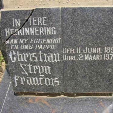 ? Christiaan Steyn Francois 1894-1970