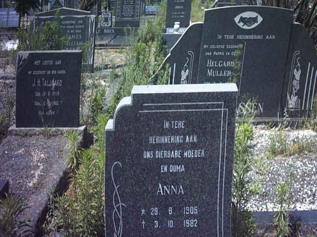 ? Anna 1905-1982