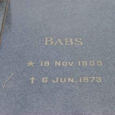 ? Babs 1905-1973