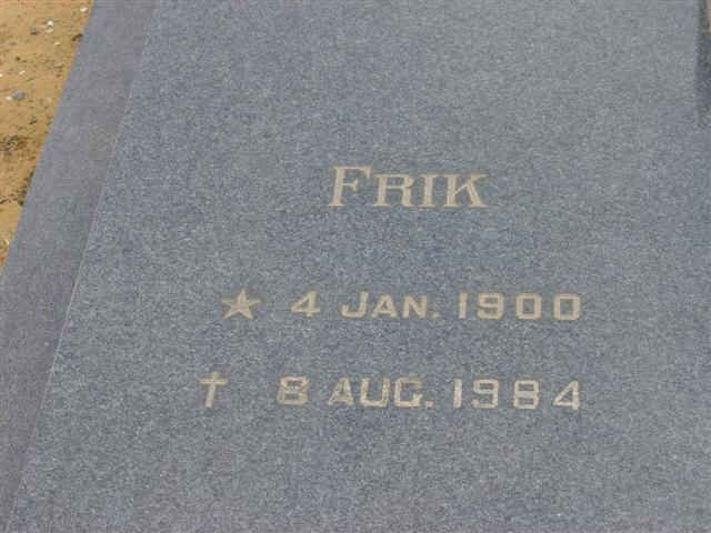 ? Frik 1900-1984