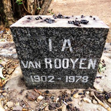 ROOYEN I.A., van 1902-1978