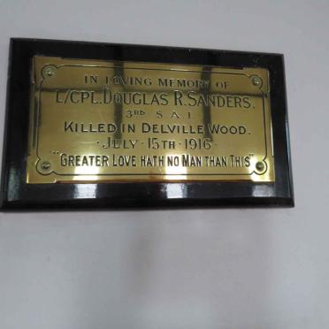 SANDERS Douglas R. -1916