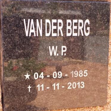 BERG W.P., van der 1985-2013