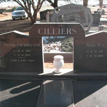 CILLIERS Pieter Grobbelaar 1895-1979 &amp; Anna M.J. 1910-2002