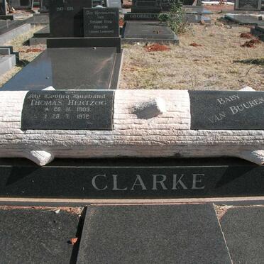 CLARKE Thomas Hertzog 1903-1972 :: VAN BUUREN Baby