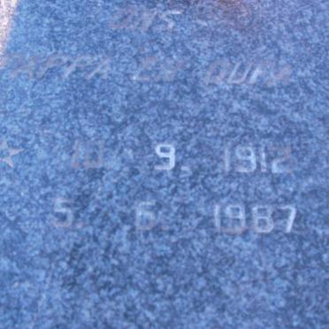 FOURIE Izak B. 1912-1987