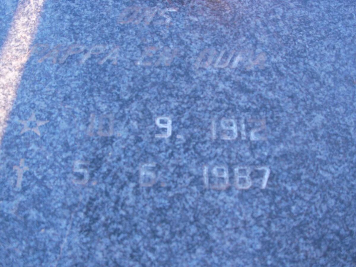 FOURIE Izak B. 1912-1987