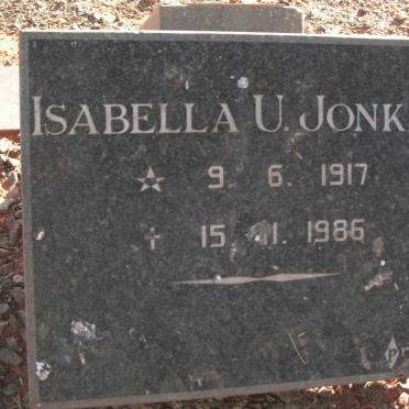 JONKER Isabella U. 1917-1986