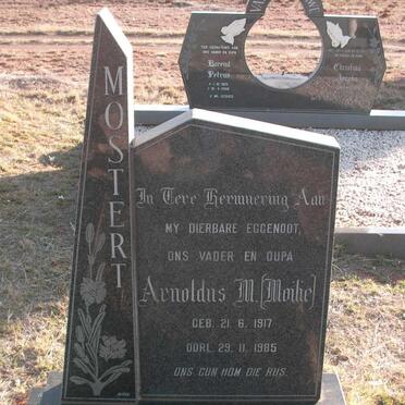 MOSTERT Arnoldus M. 1917-1985