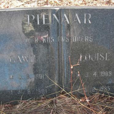 PIENAAR Gawie 1901-1981 &amp; Louise 1909-1985