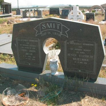SMIT Frans Johan Jacob 1910-1994 &amp; Hester Elizabeth Wilhelmina 1918-