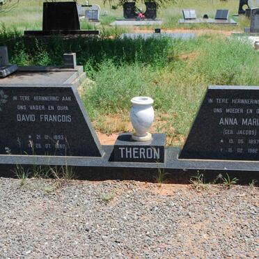 THERON David Francois  1893-1982 &amp; Anna Maria JACOBS 1897-1982