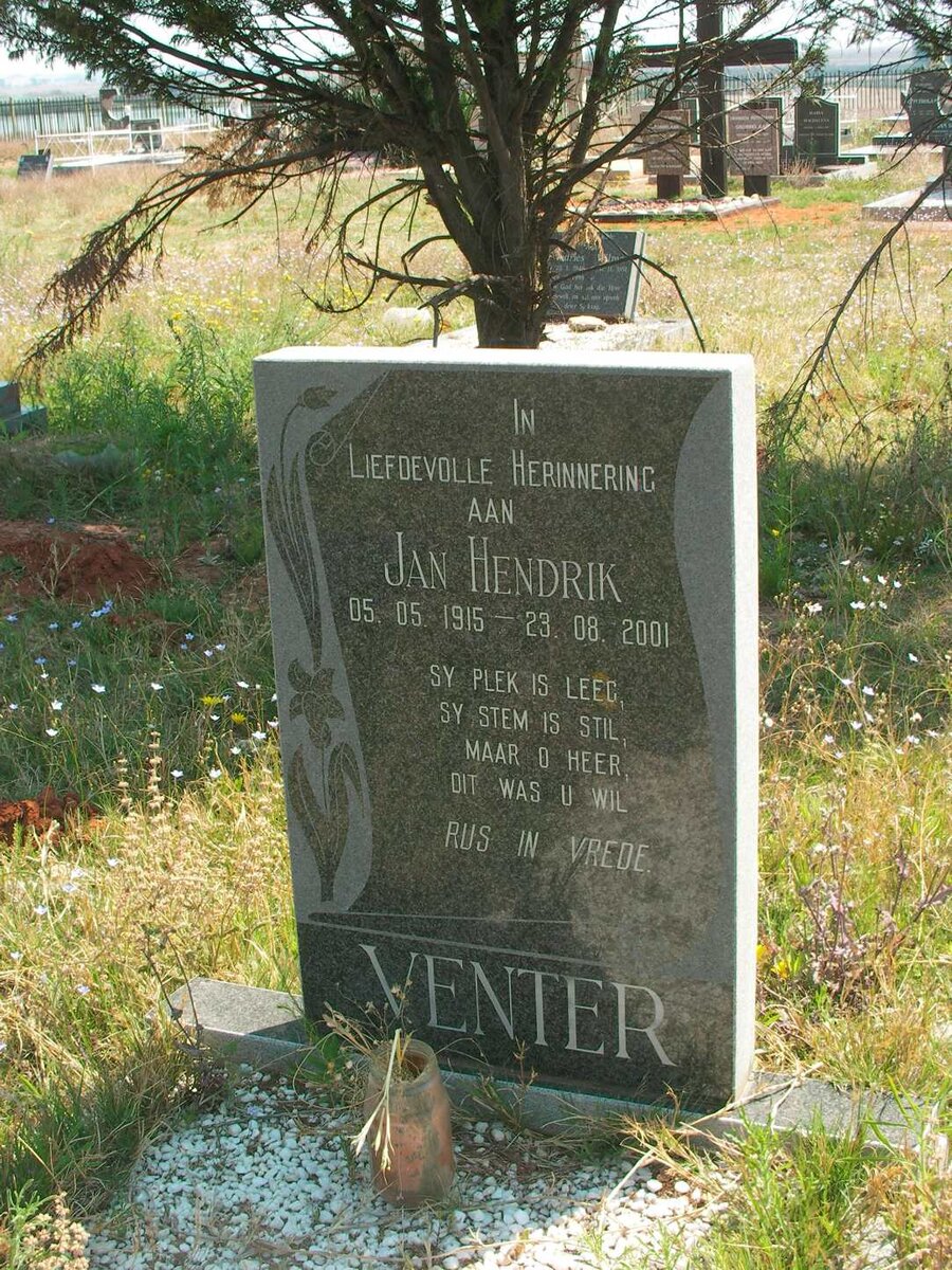 VENTER Jan Hendrik 1915-2001